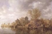 River Landscape Jan josephsz van goyen